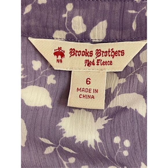 Brooks Brothers women’s size 6 purple blouse long sleeve - Picture 6 of 6